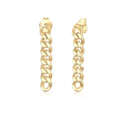 Elli "Ohrstecker Ear Chain< Ohrringe|Vergoldet