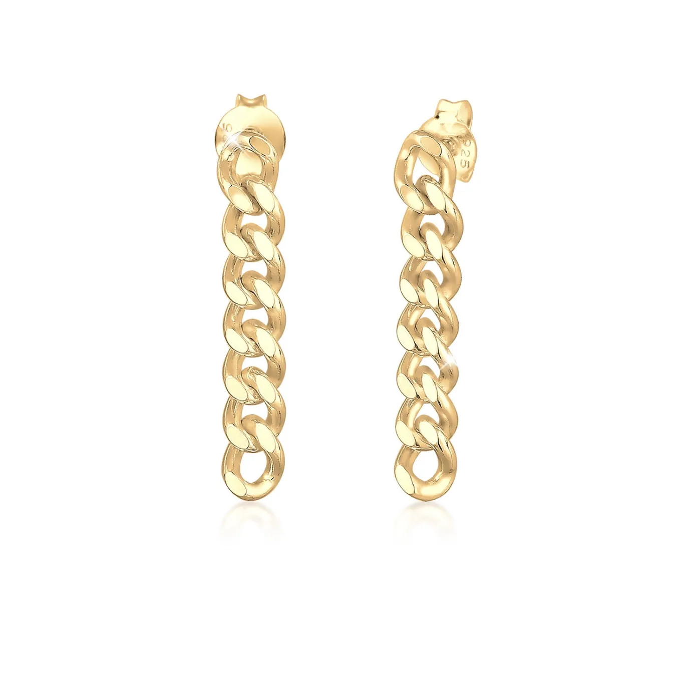 Elli "Ohrstecker Ear Chain< Ohrringe|Vergoldet