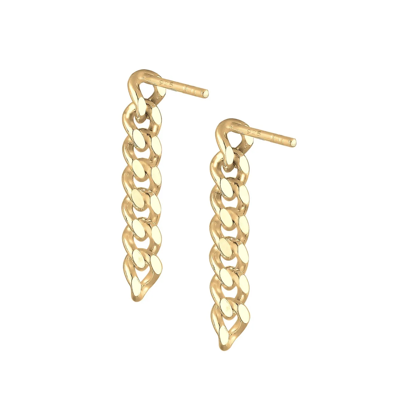 Elli "Ohrstecker Ear Chain< Ohrringe|Vergoldet