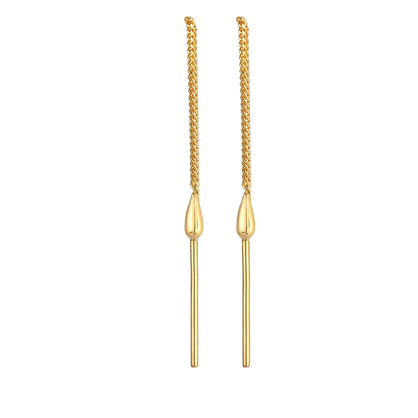 Elli "Ohrstecker Ear Chain< Ohrringe|Echtgold