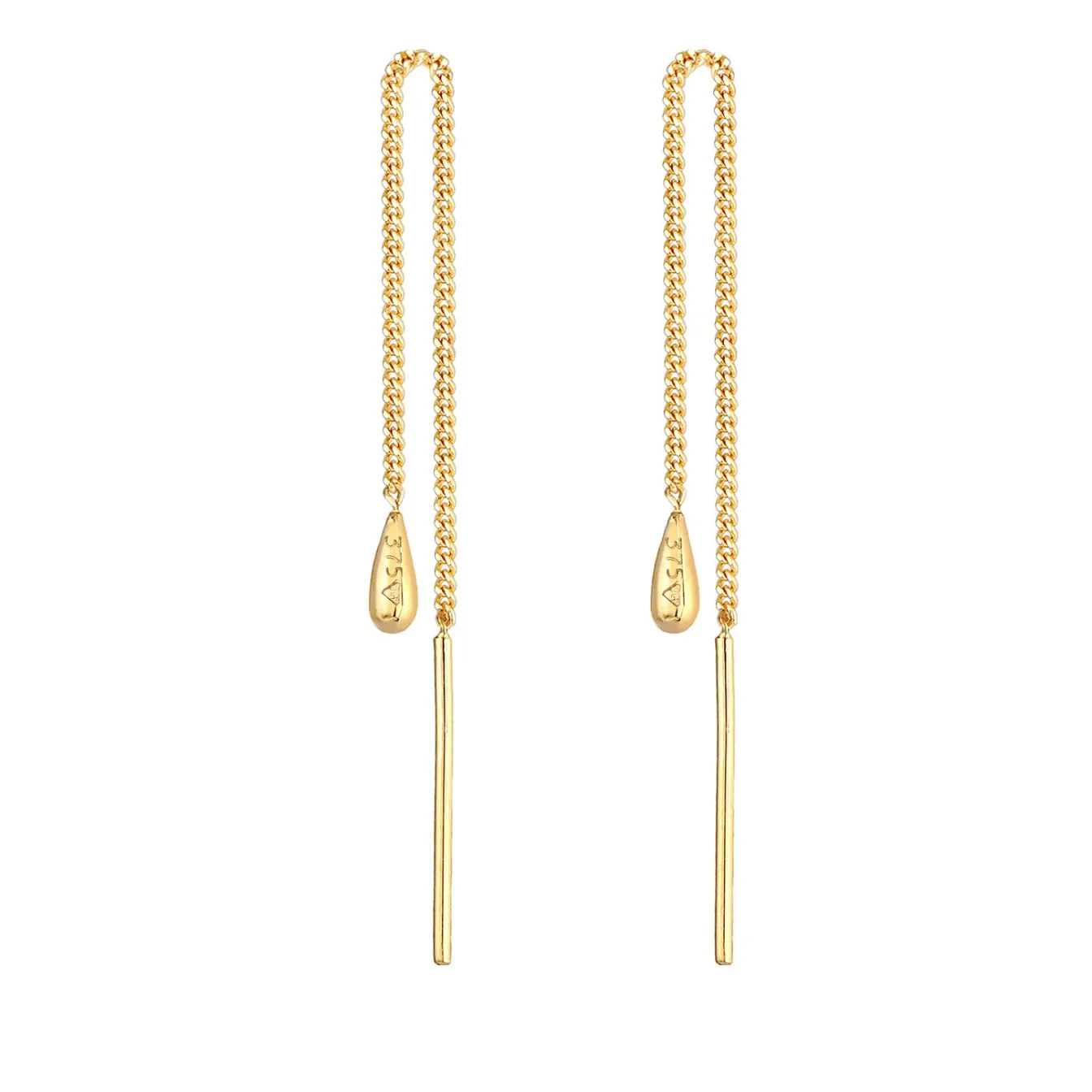 Elli "Ohrstecker Ear Chain< Ohrringe|Echtgold