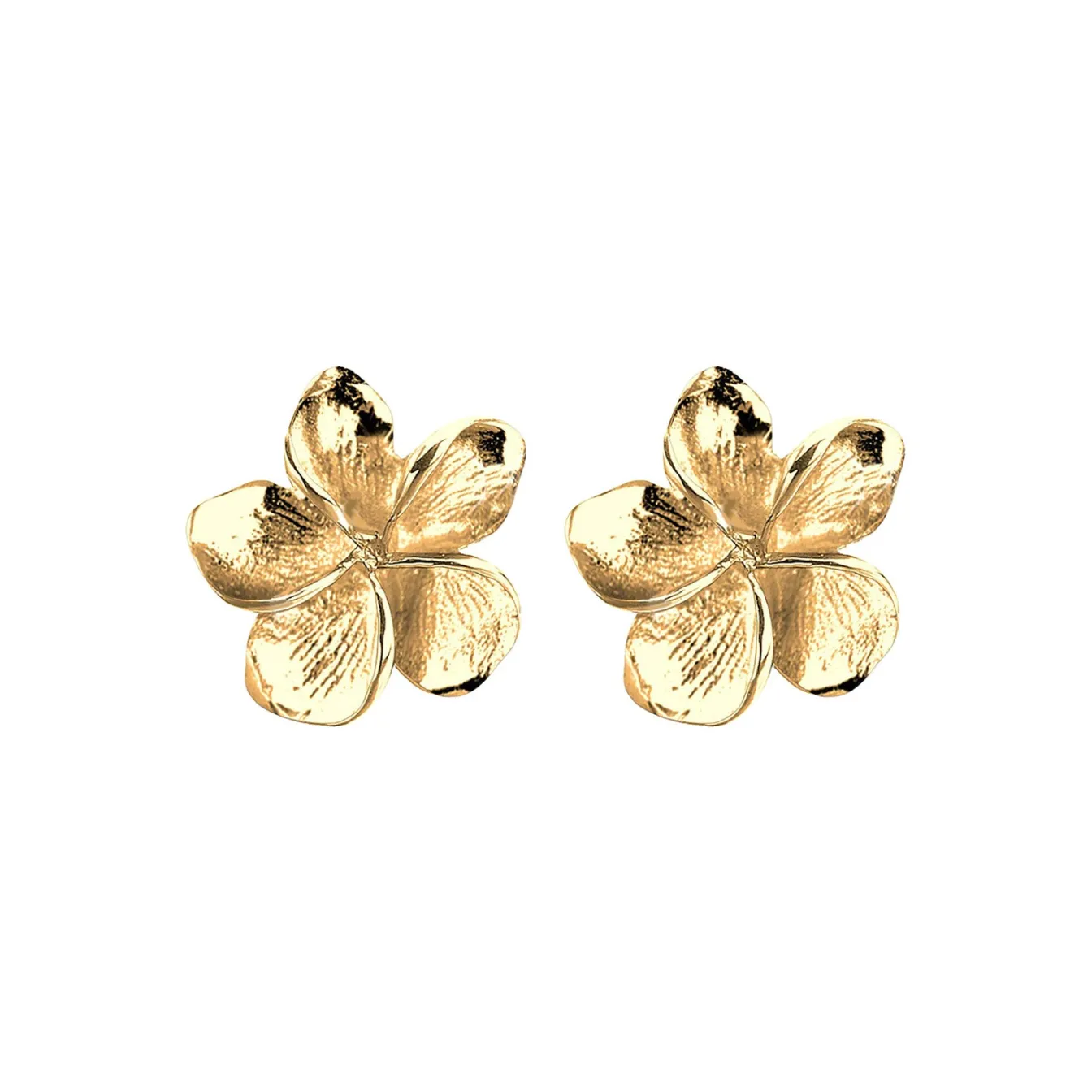 Elli "Ohrstecker Frangipani Blüte< Roségold|Symbol-schmuck