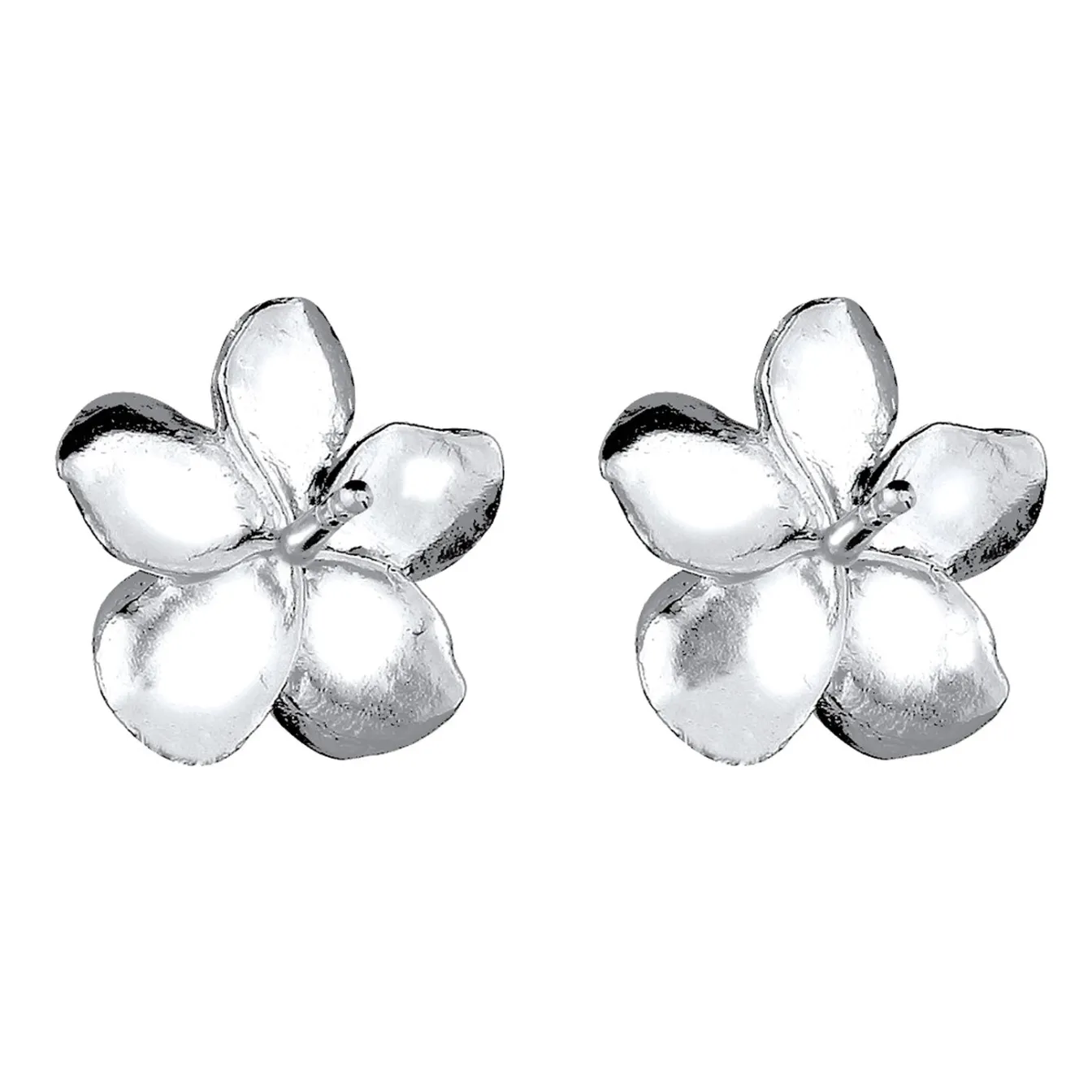Elli "Ohrstecker Frangipani Blüte< Roségold|Symbol-schmuck