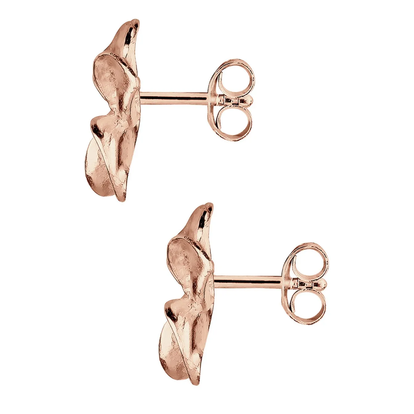 Elli "Ohrstecker Frangipani Blüte< Roségold|Symbol-schmuck