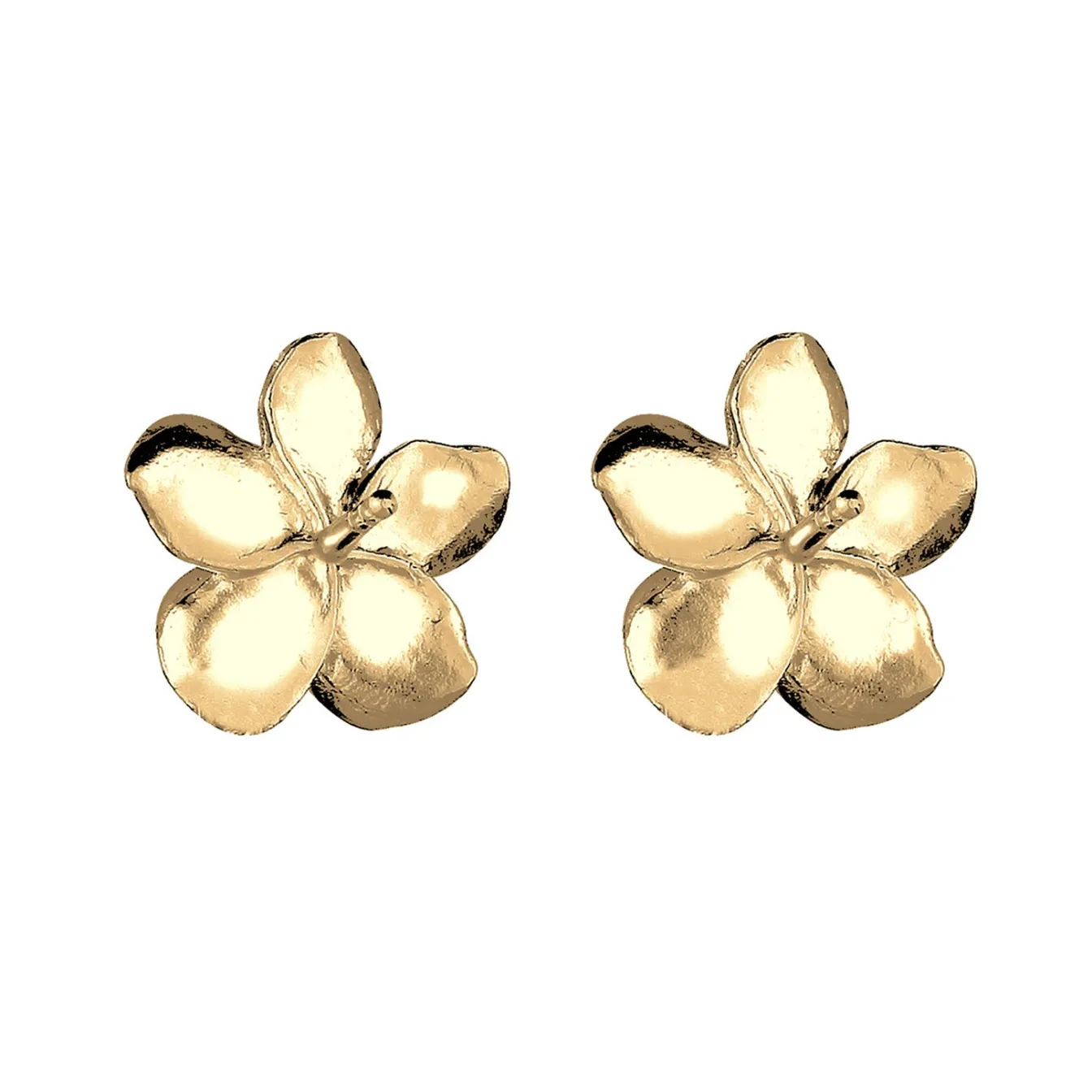 Elli "Ohrstecker Frangipani Blüte< Roségold|Symbol-schmuck