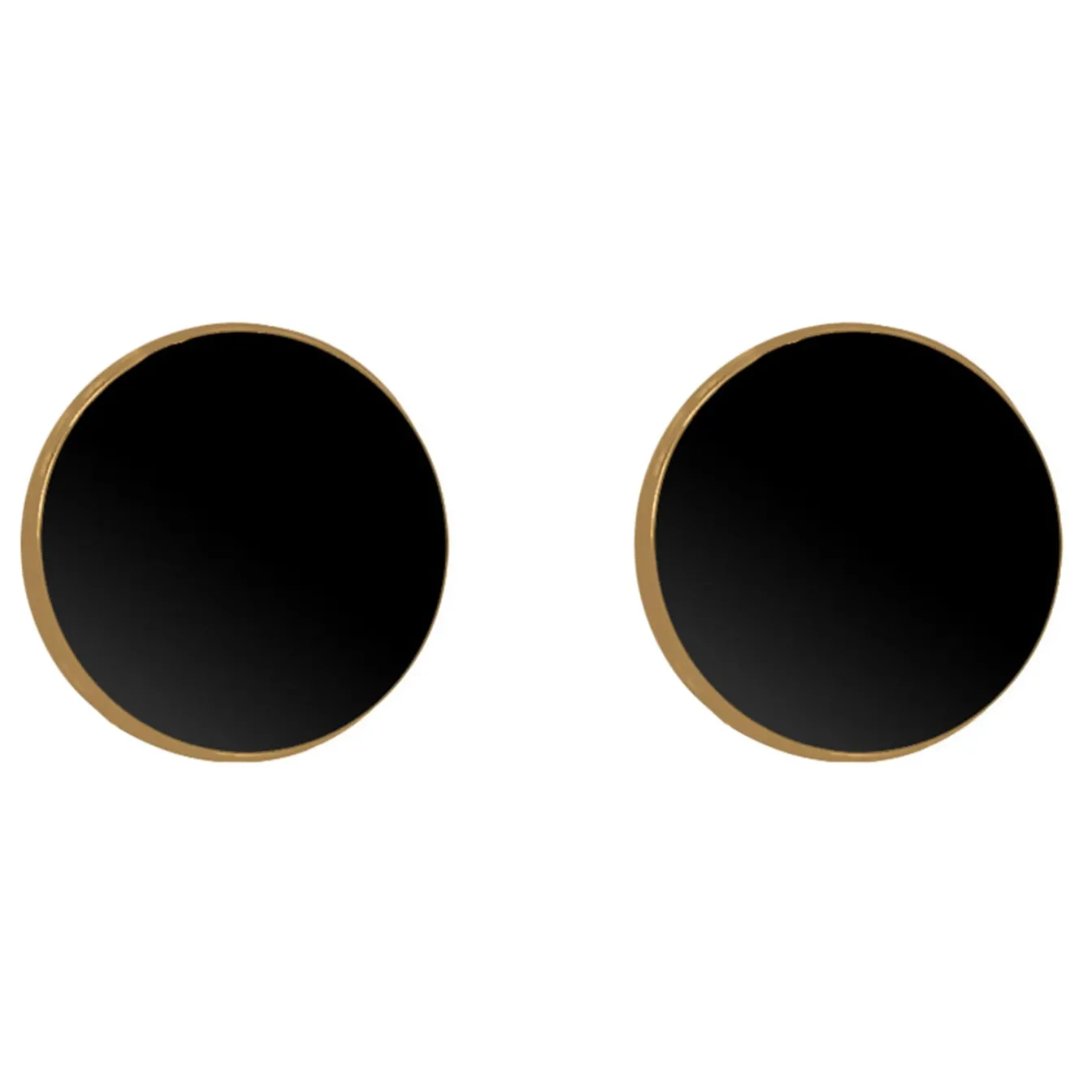 Elli "Ohrstecker Geo Kreis< Ohrringe|Vergoldet