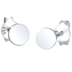 Elli "Ohrstecker Geo Plättchen< Roségold|Ohrringe
