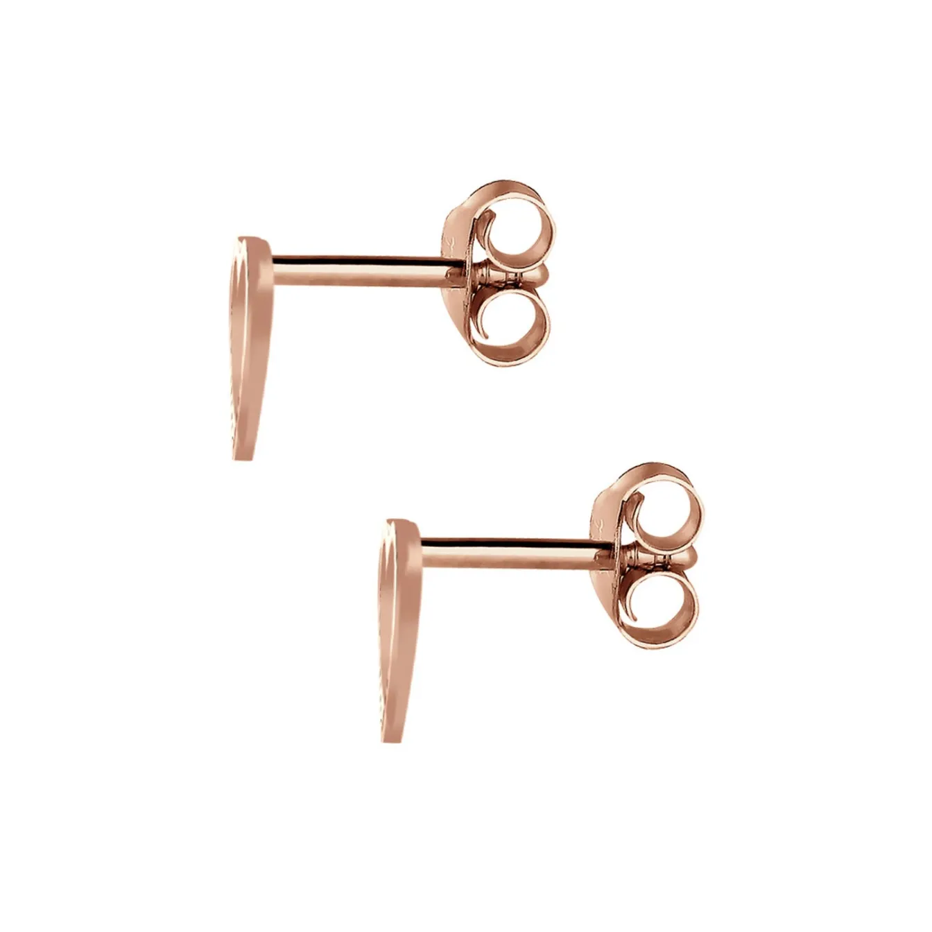 Elli "Ohrstecker Herz< Silber|Roségold