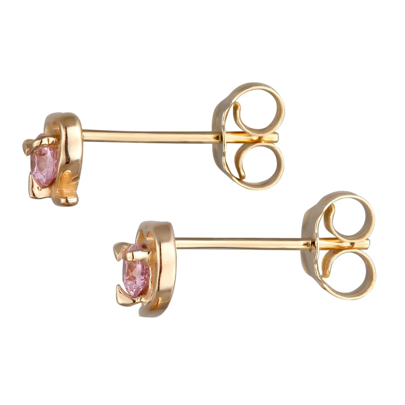 Elli "Ohrstecker Herz | Zirkonia ( Weiß )< Symbol-schmuck|Herz-schmuck