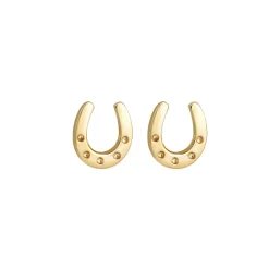 Elli "Ohrstecker Hufeisen< Symbol-schmuck|Ohrringe
