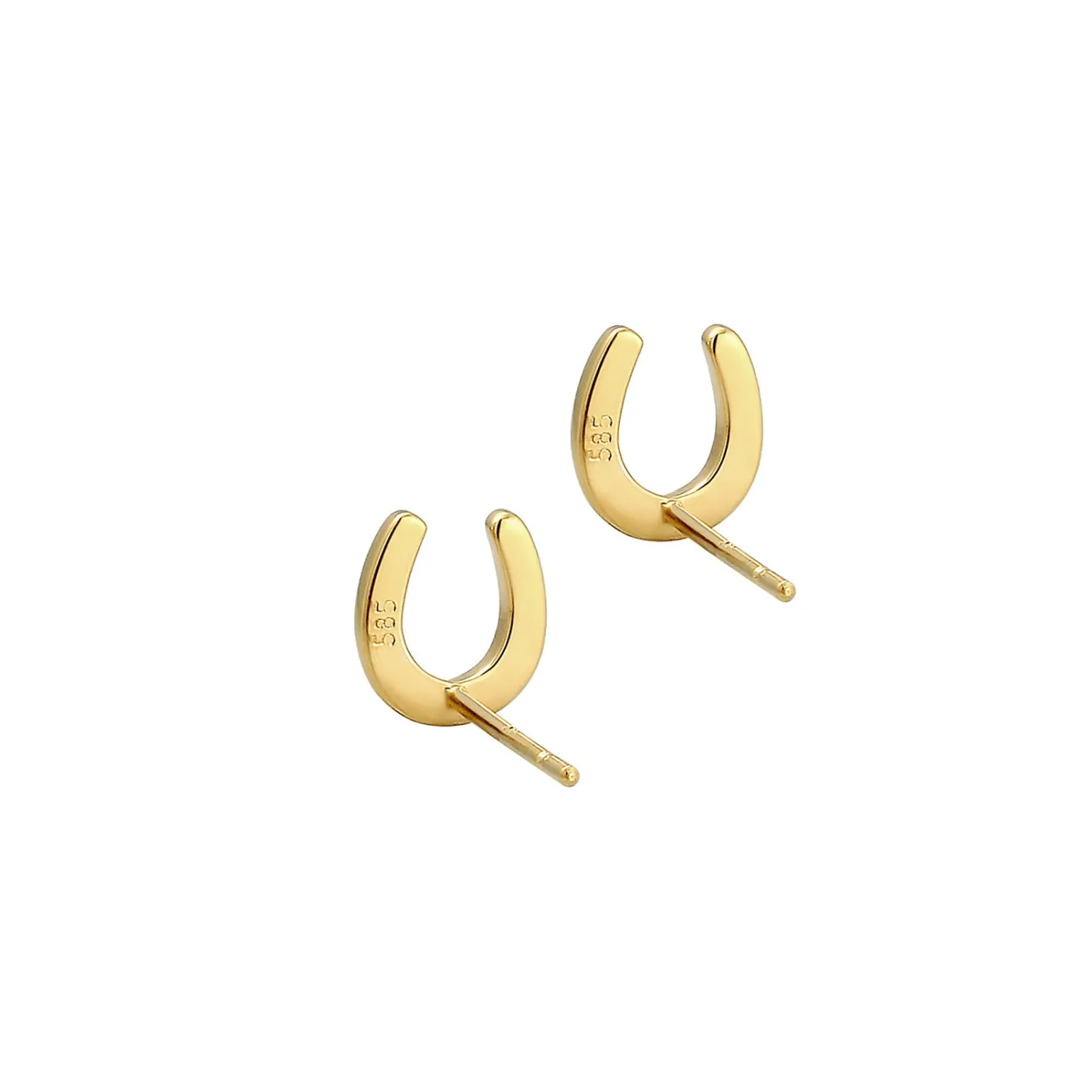 Elli "Ohrstecker Hufeisen< Symbol-schmuck|Ohrringe