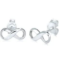 Elli "Ohrstecker Infinity< Roségold|Symbol-schmuck