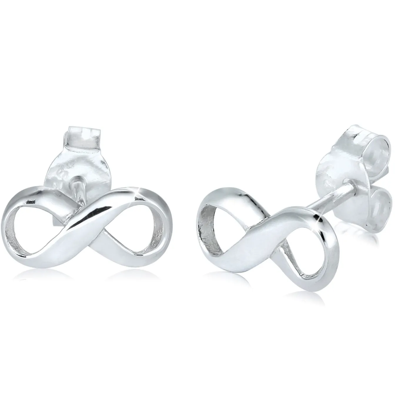 Elli "Ohrstecker Infinity< Roségold|Symbol-schmuck