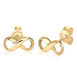 Elli "Ohrstecker Infinity< Roségold|Symbol-schmuck