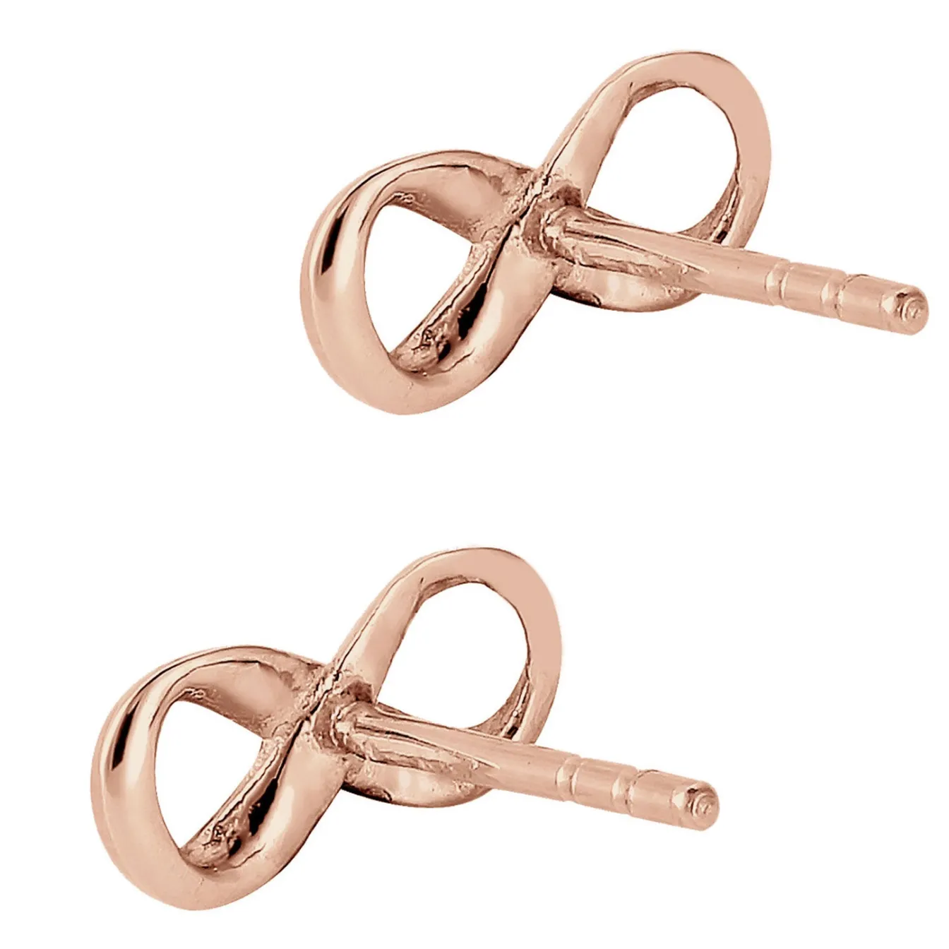 Elli "Ohrstecker Infinity< Roségold|Symbol-schmuck