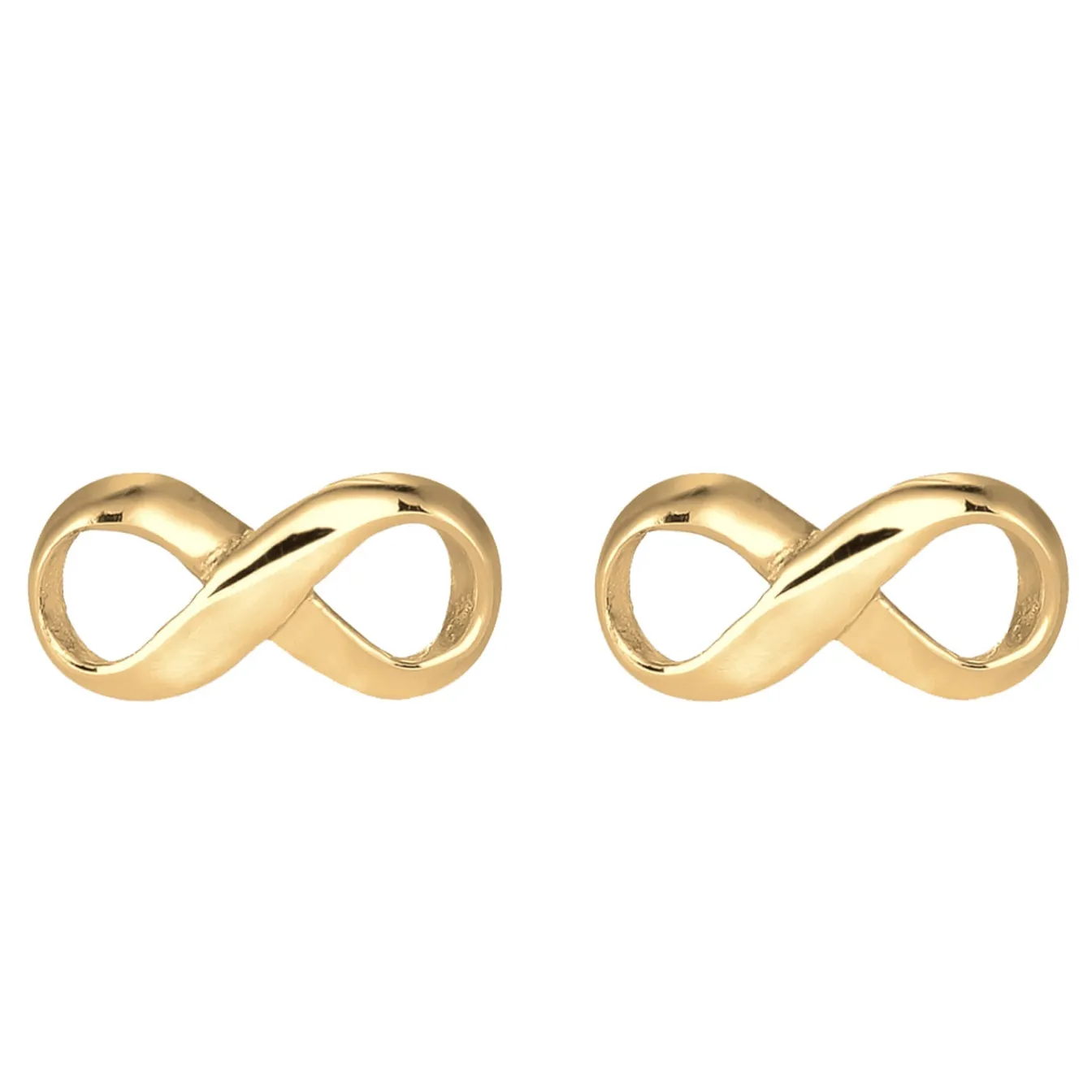 Elli "Ohrstecker Infinity< Roségold|Symbol-schmuck