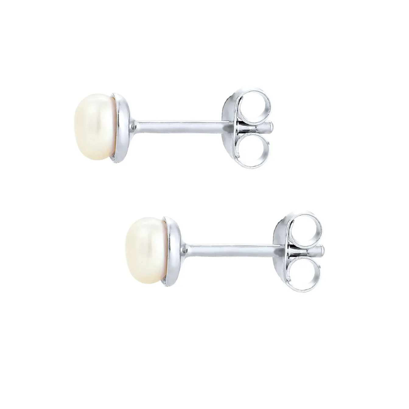 Elli "Ohrstecker Klassisch | Süßwasserperlen<Kinder Perlen|Kinderschmuck