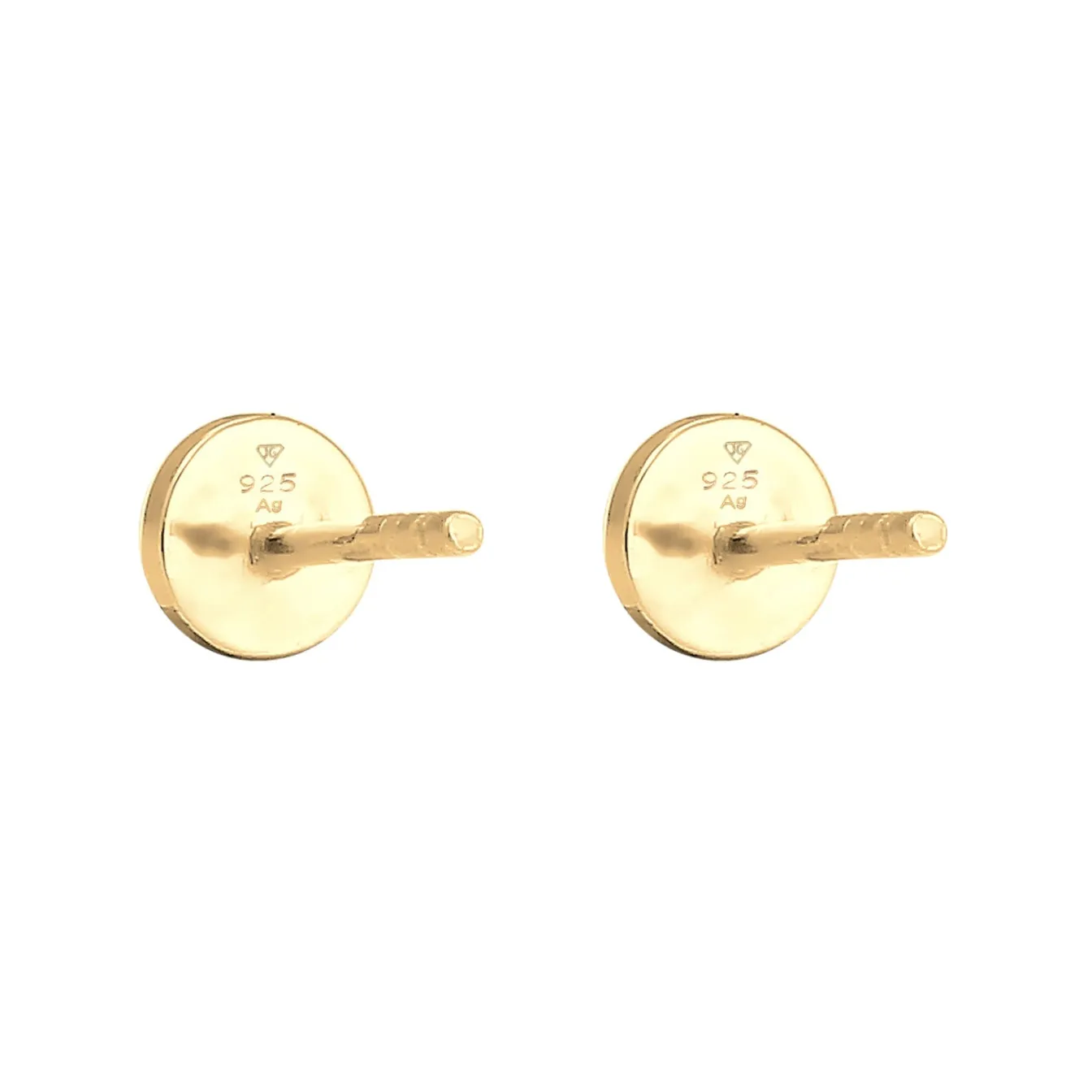 Elli "Ohrstecker Kreis Gehämmert< Roségold|Ohrringe
