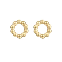 Elli "Ohrstecker Kreis Kugeln< Ohrringe|Echtgold