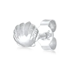 Elli "Ohrstecker Muschel< Silber|Ohrringe