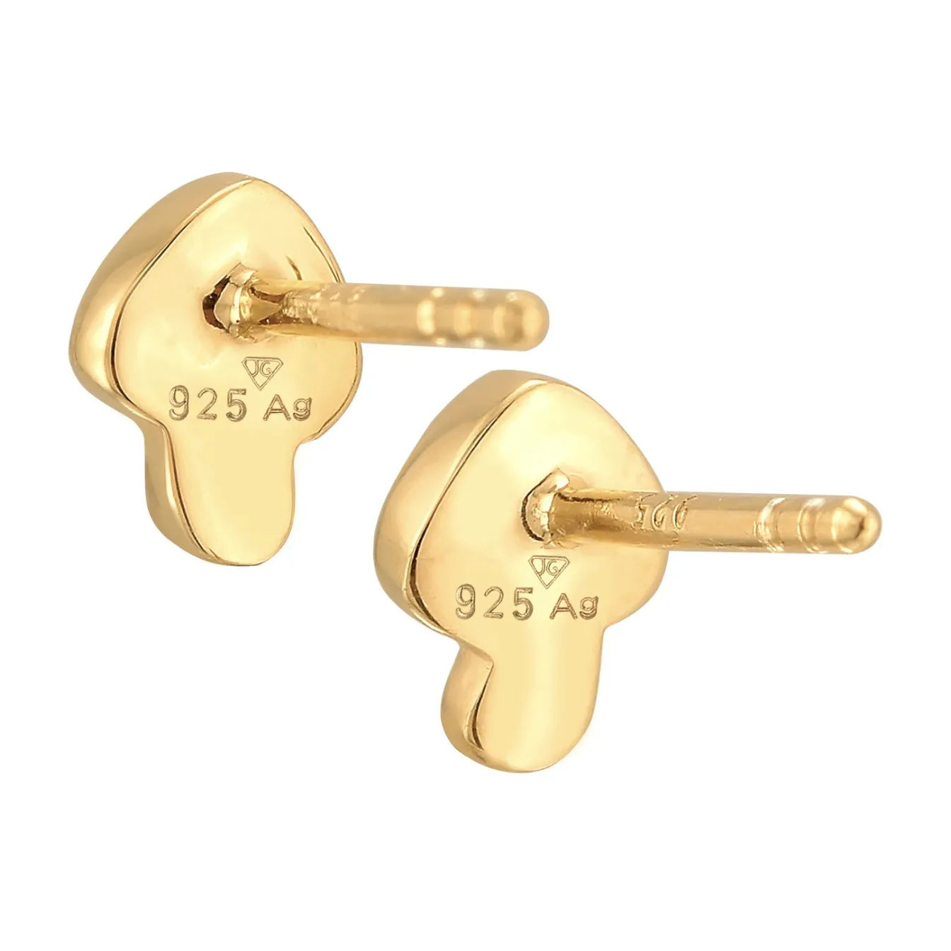 Elli "Ohrstecker Pilz | Emaille (Lila)< Symbol-schmuck|Ohrringe