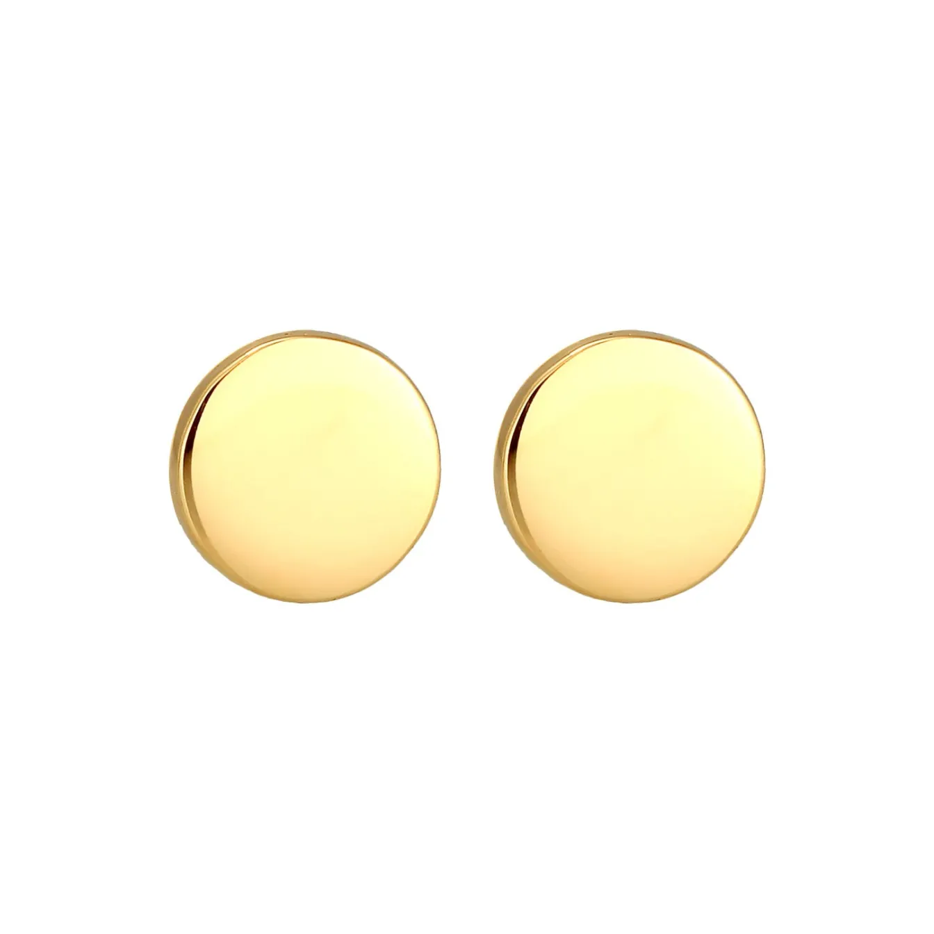 Elli "Ohrstecker Plättchen< Ohrringe|Echtgold