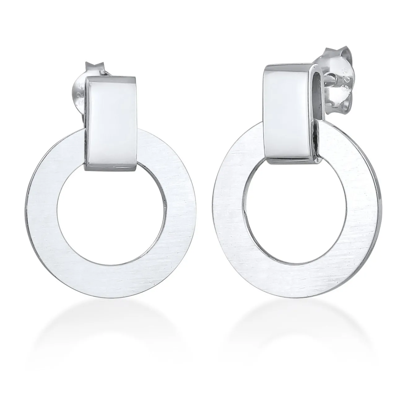 Elli "Ohrstecker Rund< Silber|Ohrringe