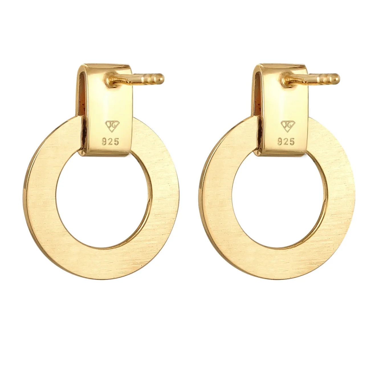 Elli "Ohrstecker Rund< Silber|Ohrringe