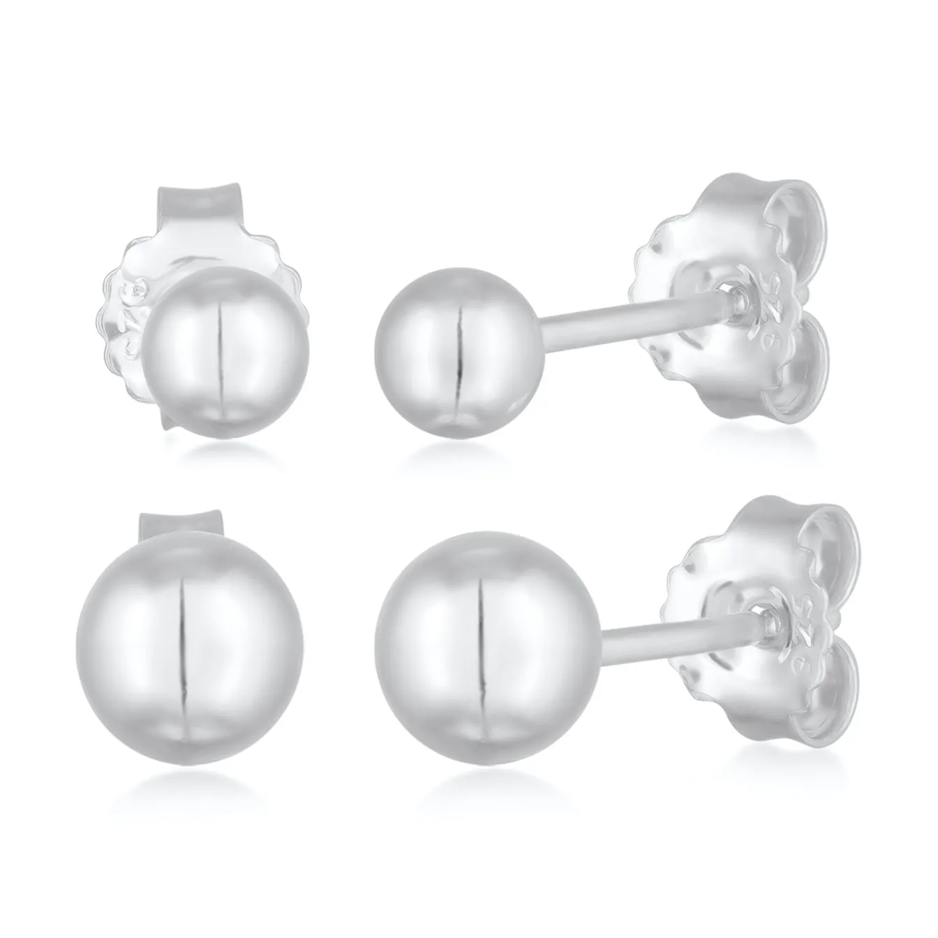 Elli "Ohrstecker Set Kugel< Ohrringe|Silber