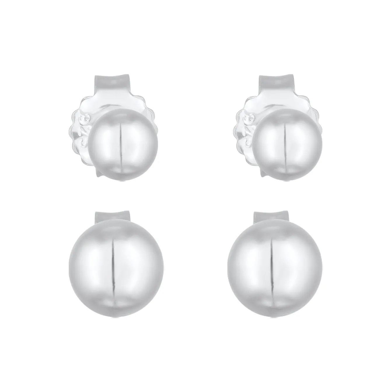Elli "Ohrstecker Set Kugel< Ohrringe|Silber