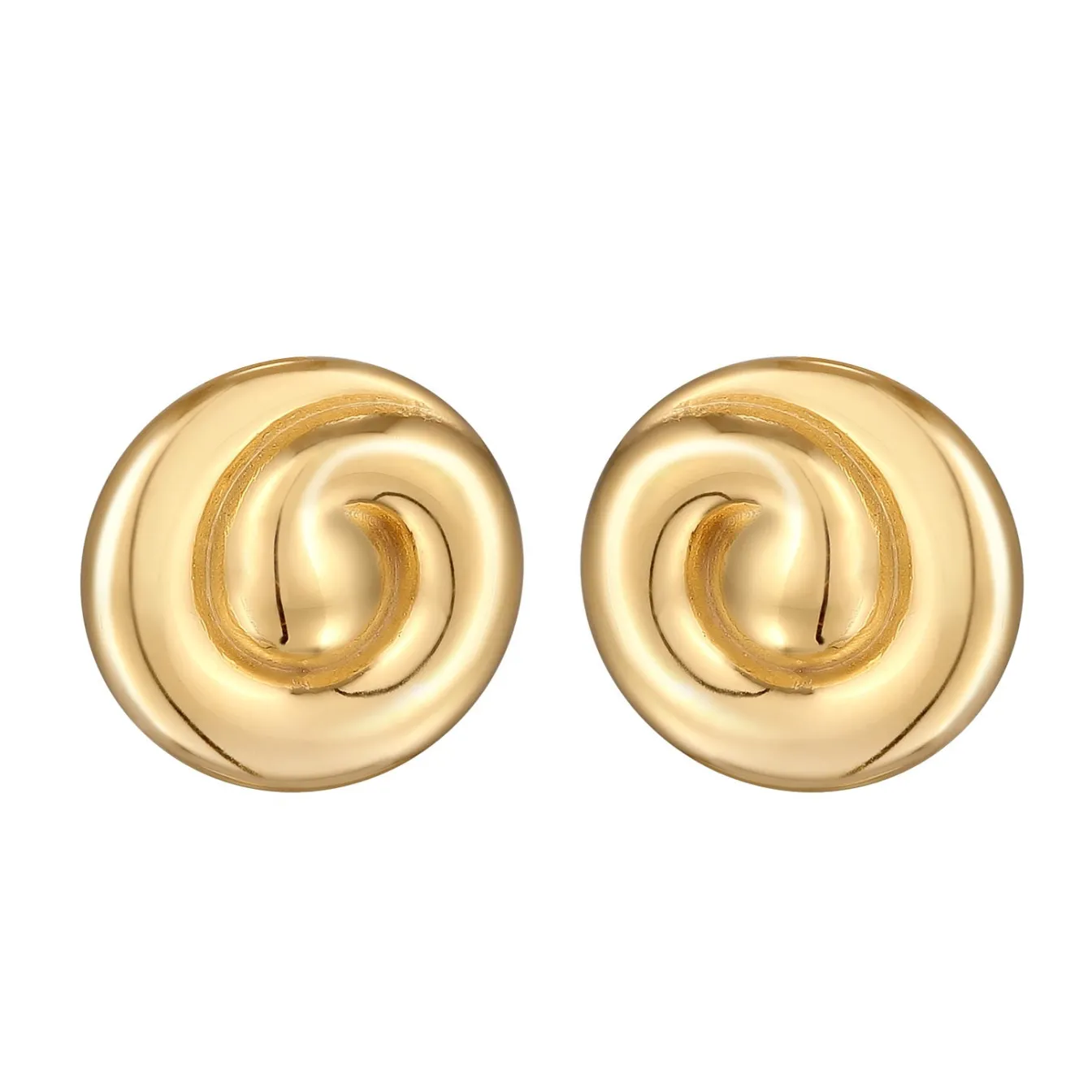 Elli "Ohrstecker Spirale< Vergoldet|Ohrringe