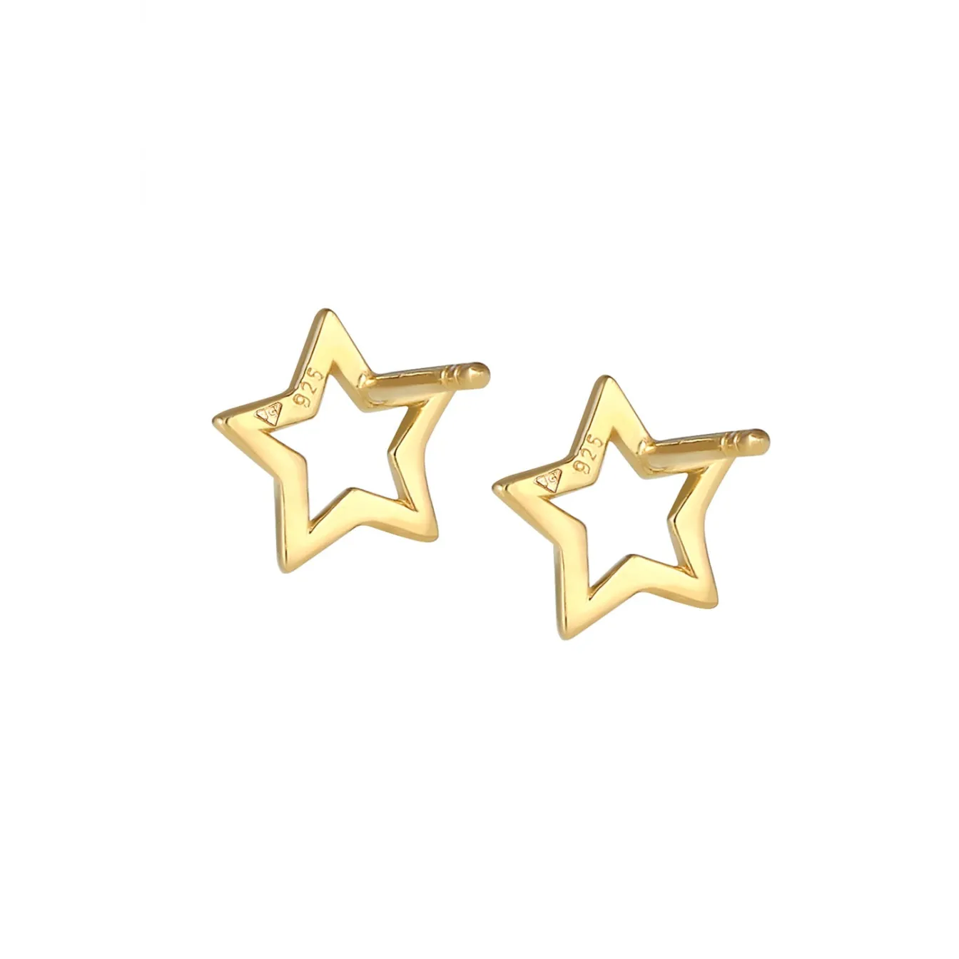 Elli "Ohrstecker Stern< Roségold|Ohrringe