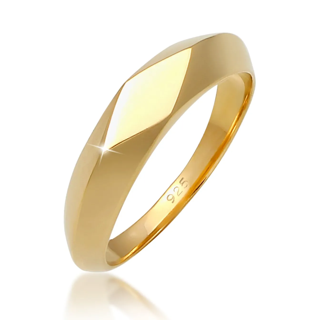 Elli "Pinky Ring< Ringe|Vergoldet