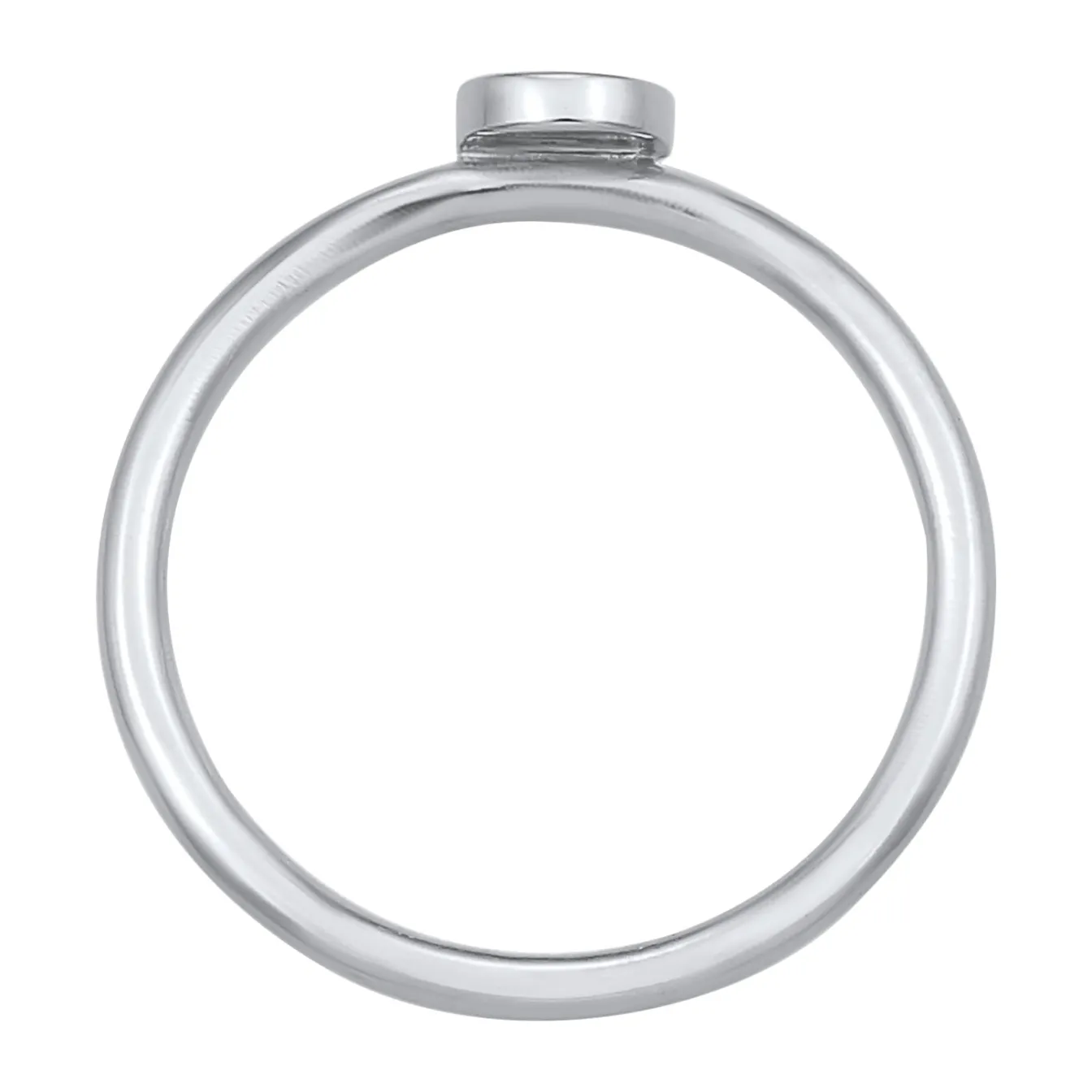 Elli "Pinky Ring mit Smiling Face< Ringe|Vergoldet