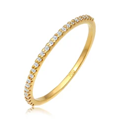 Elli "Ring | Diamant ( Weiß, 0,125 ct )< Ringe|Echtgold