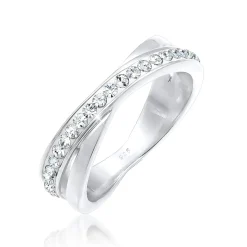 Elli "Ring | Kristall (Weiß)< Ringe|Vergoldet