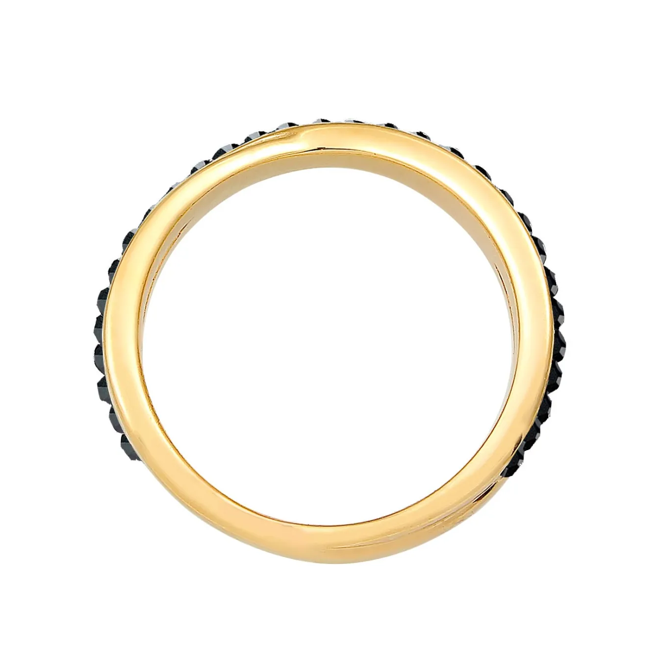 Elli "Ring | Kristall (Weiß)< Ringe|Vergoldet