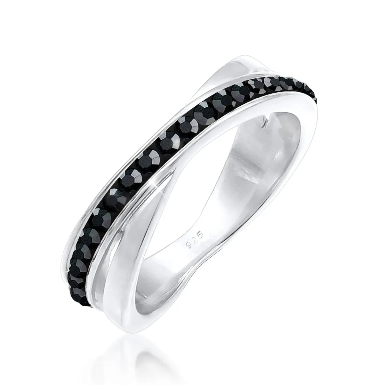 Elli "Ring | Kristall (Weiß)< Ringe|Vergoldet