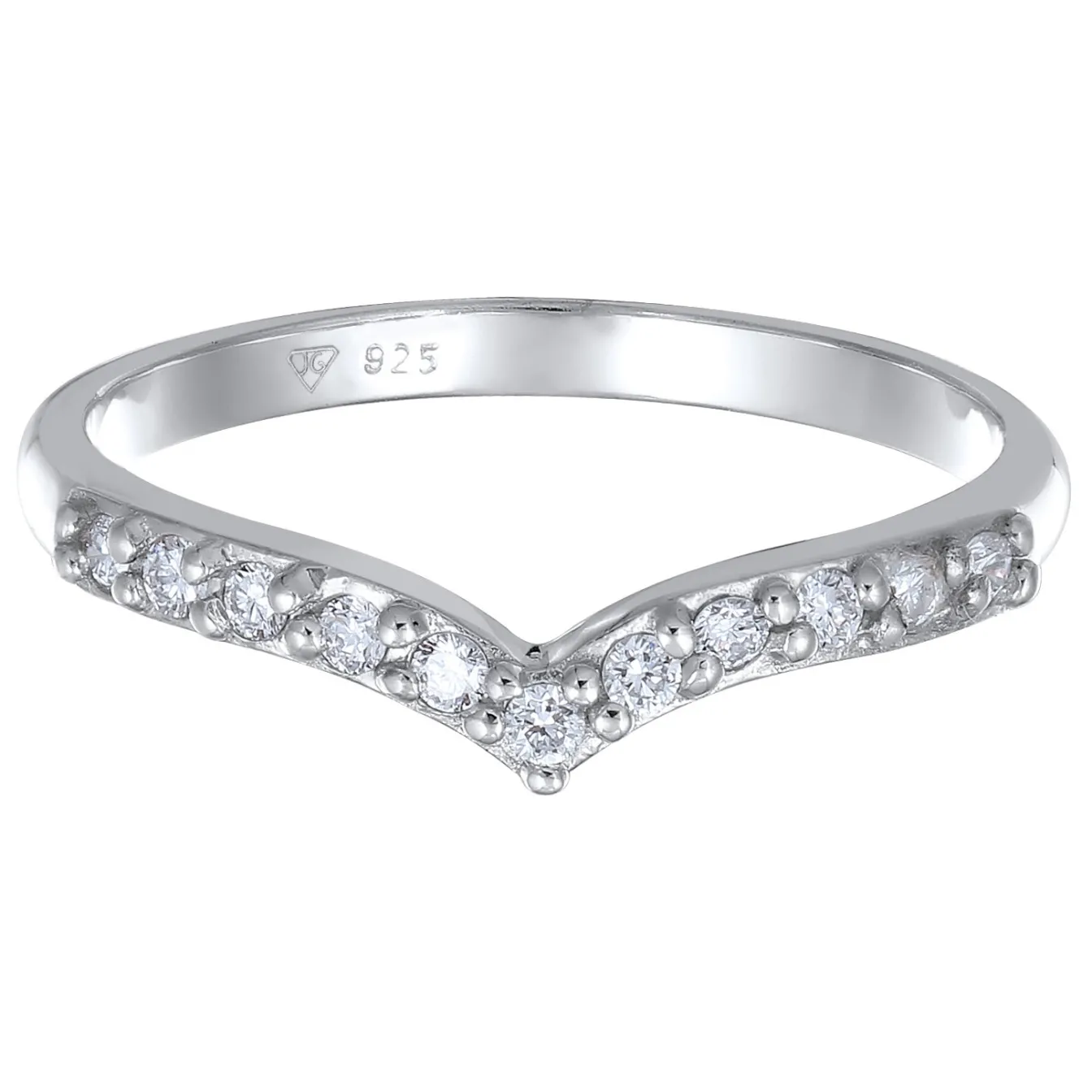 Elli "Ring | Laborgezüchtete Diamanten (Weiß, 0.044 ct)< Diamanten|Ringe