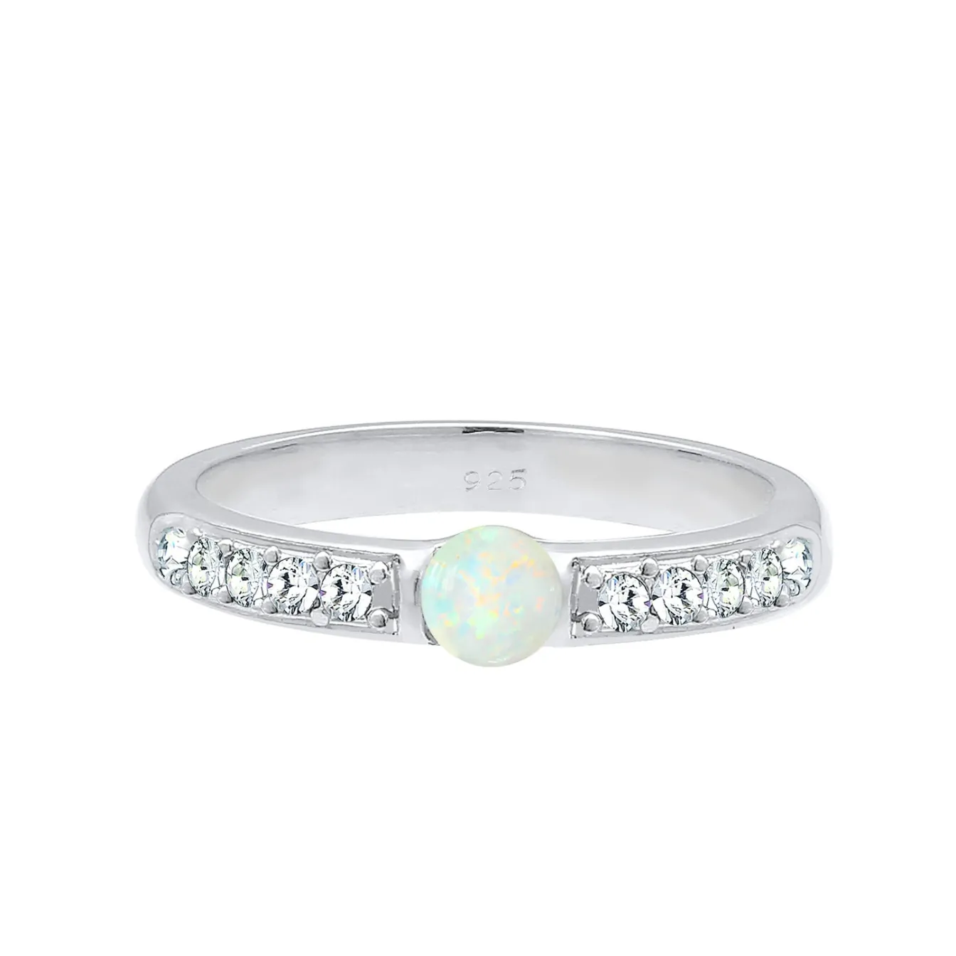 Elli "Ring | Opal ( Weiß )< Roségold|Ringe