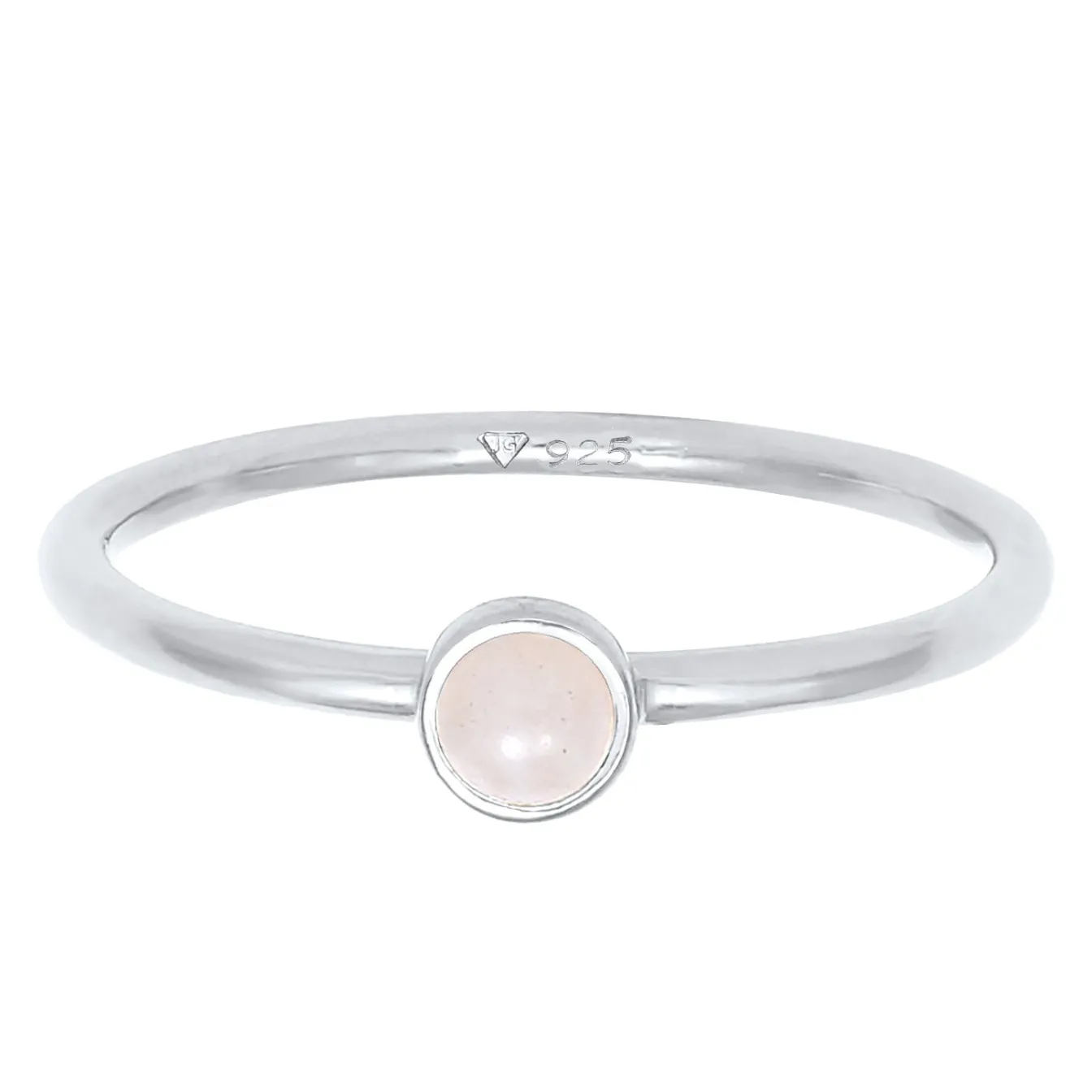 Elli "Ring | Quarz ( Rosa )< Ringe|Vergoldet