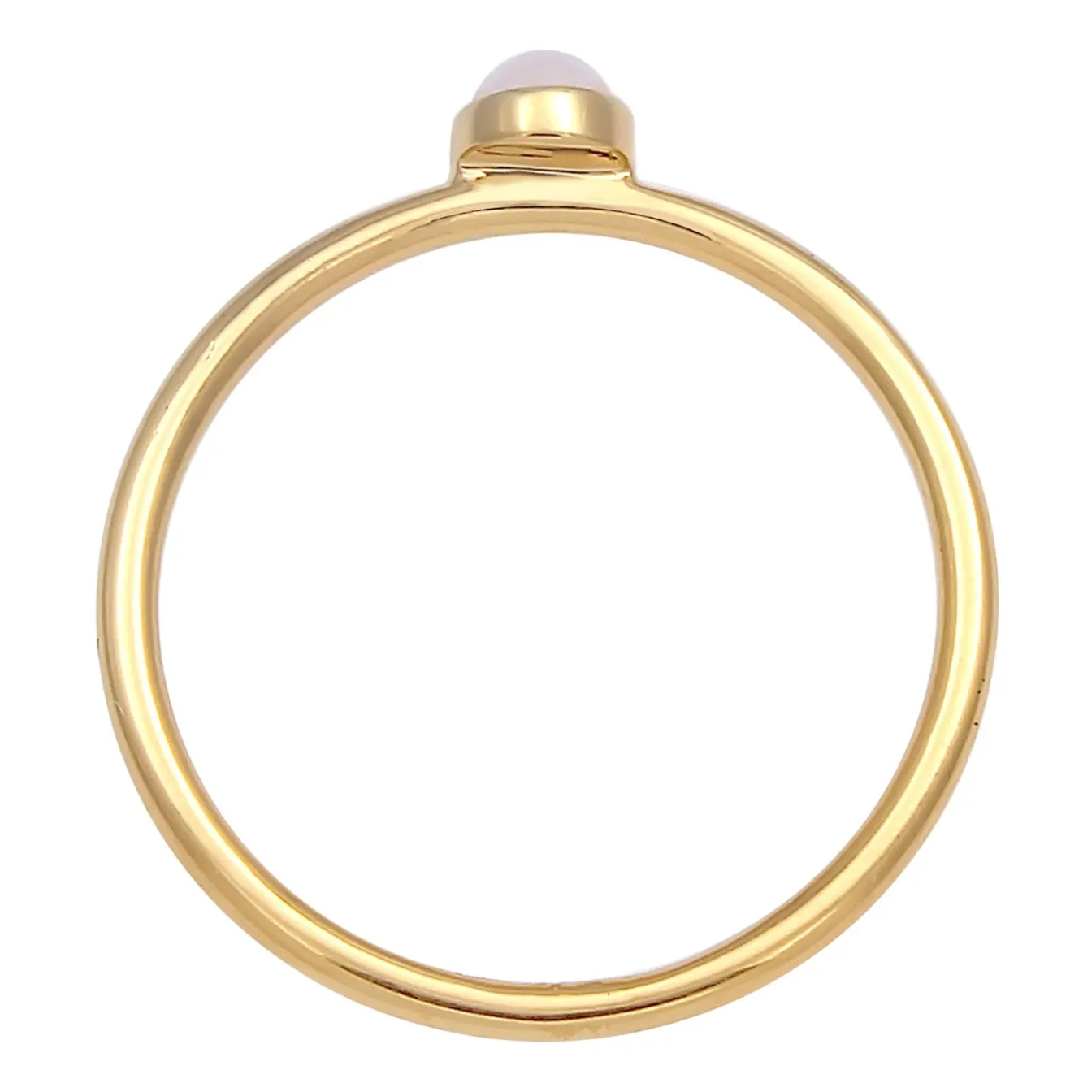 Elli "Ring | Quarz ( Rosa )< Ringe|Vergoldet