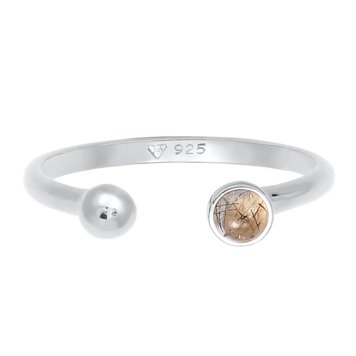 Elli "Ring | Quarz ( Transparent )< Ringe|Silber