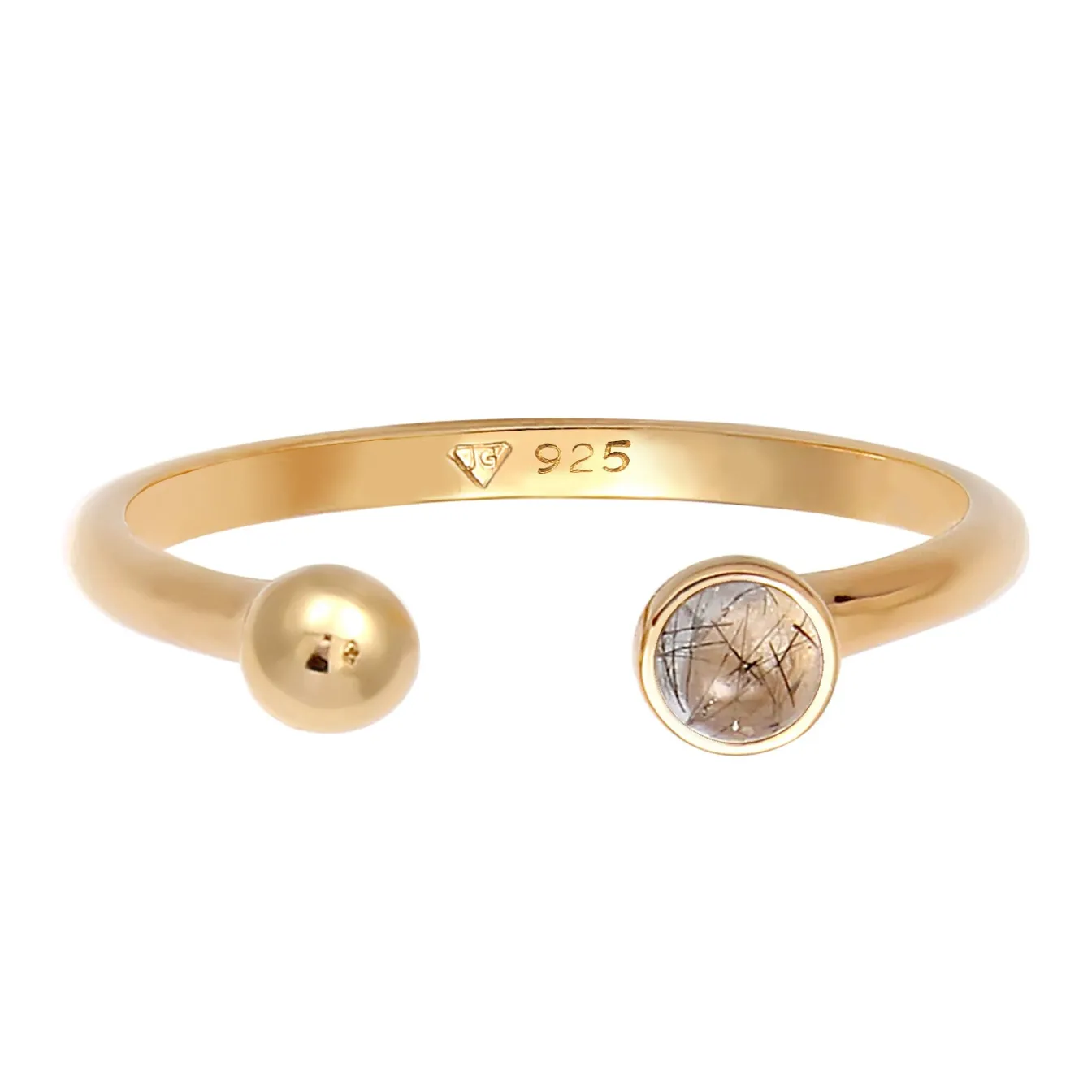Elli "Ring | Quarz ( Transparent )< Ringe|Silber