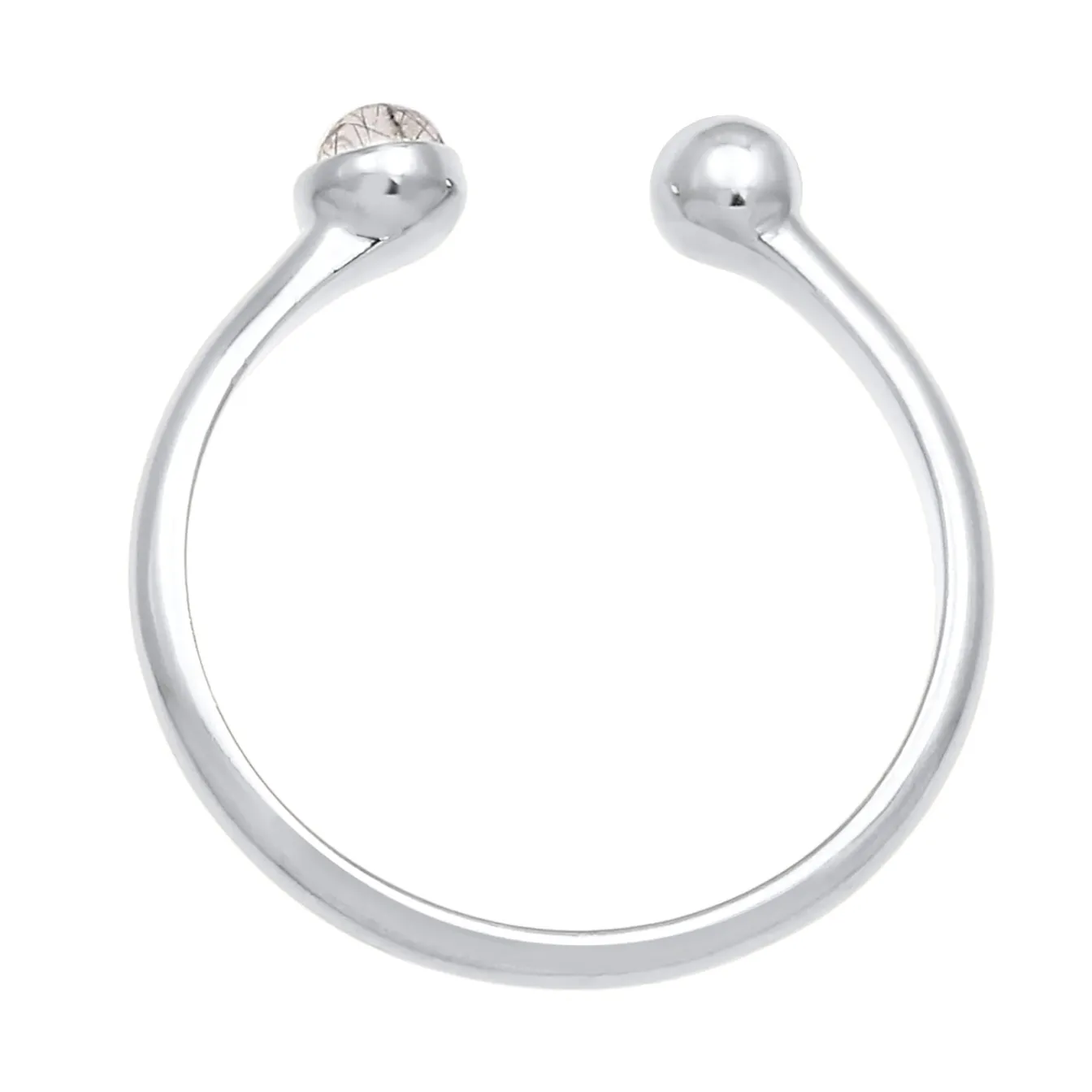 Elli "Ring | Quarz ( Transparent )< Ringe|Silber