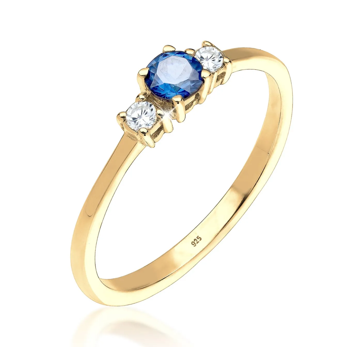 Elli "Ring | Saphir ( Blau )< Ringe|Vergoldet