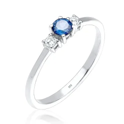 Elli "Ring | Saphir ( Blau )< Ringe|Vergoldet