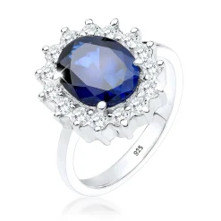 Elli "Ring | Saphir ( Blau )< Ringe|Vergoldet