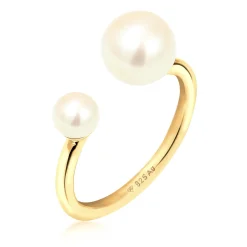 Elli "Ring | Süßwasserperle< Hochzeit|Perlen