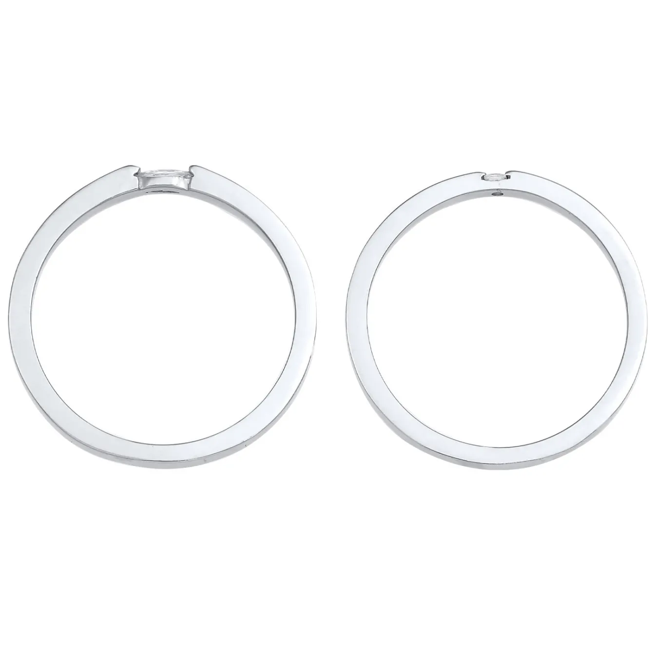 Elli "Ring | Zirkonia ( Weiß )< Ringe|Silber